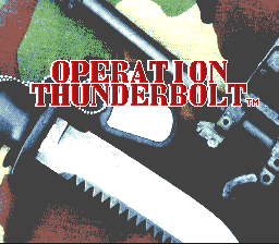 Operation Thunderbolt Title Screen